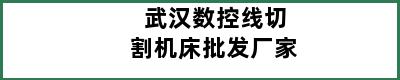 武汉数控线切割机床批发厂家